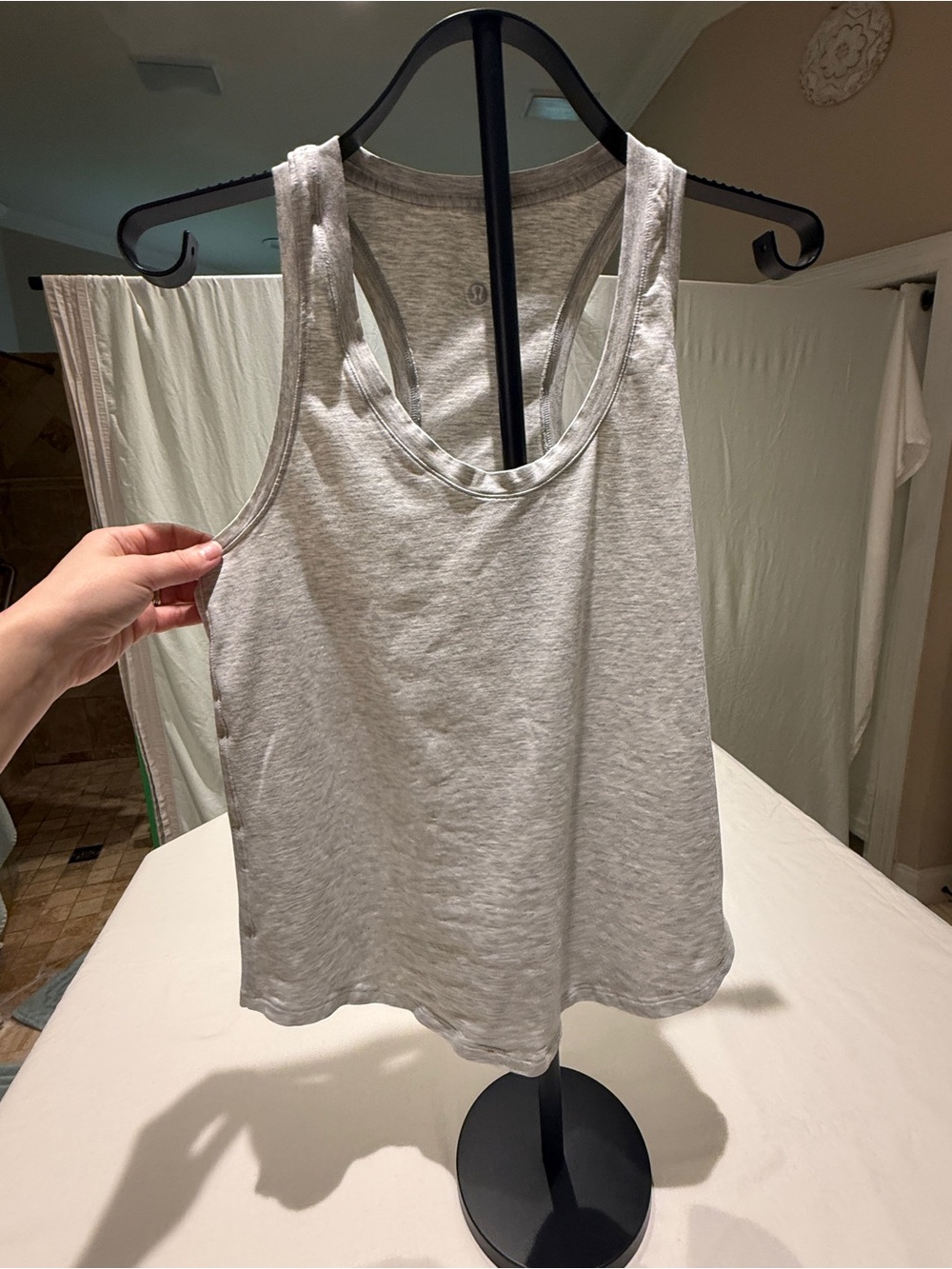 lululemon athletica Light Gray Racerback Tank